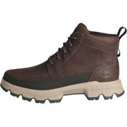Timberland - Boots Chukka hautes en Cuir Marron Foncé TF.41,5/TUS.8