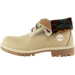 Timberland - Boots à revers en Cuir beige clair TF.40/TUS.7