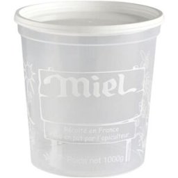 Nicot - Fabricant Français de Matériel Apicole en Plastique 25 pots Nicot Miel 1kg (PEP)