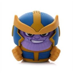 MARVEL Enceinte Bitty Boomer Thanos Figurine Plastique Violet Bleu Or 4,3 Cm Bitty Boomer