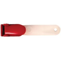 Clips à bretelles pour badge en plastique