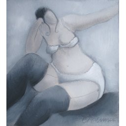 La fille dans la chambre grise