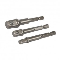SILVERLINE 819713 Kit de 3 Adaptateurs pour Douilles à Choc