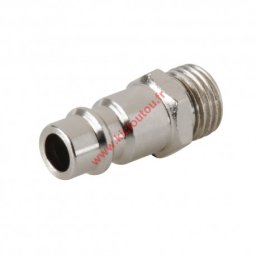 Embout pneumatique Mâle passage de 5.5mm 1/4