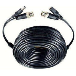 Câble coaxial + alimentation 12v pour caméra - 10m