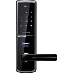 Serrure à badge rfid mifare (badge de proximité) et code samsung ezon shs-h620
