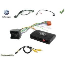COMMANDE VOLANT Volkswagen PASSAT 2004- (avec option) - Pour Pioneer complet avec interface specifique