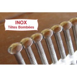 Pointes 20° INOX ANNELEES TB 3.1x55 boite de 2000