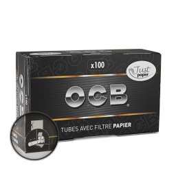 100 Tubes cigarettes OCB Just Paper (sans acétate)