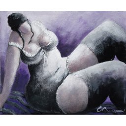Sophie dans le flou mauve 1/2