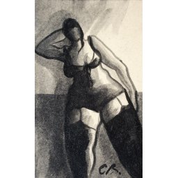 La fille en guêpière