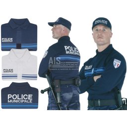 POLO POLICE MUNICIPALE MANCHES LONGUES