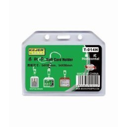 Porte carte semi rigide pvc - horizontal