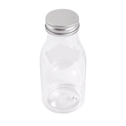 Flacon en plastique PET avec bouchon en aluminium - 330 ml - diam