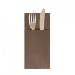 Serviette Soft kangourou 40x40cm CHOCOLAT - Carton de 700 units