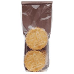 Sachet avec fond PP type TOILE DE JUTE CHOCOLAT 140 x 305 mm - carton