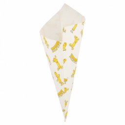 Cornet papier 21 x 29 cm CHIPS 250 g - carton de 2000 units