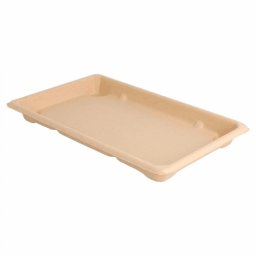 Sushi Box en cellulose naturelle fibre de canne sucre -Naturel -