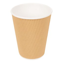 Gobelet KRAFT double paroi en carton 36 cl pour caf et boissons