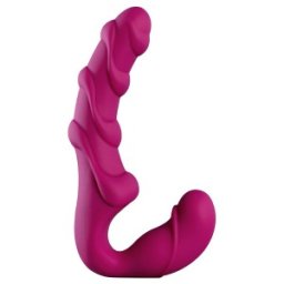Gode grande taille double plaisir Share XL rose