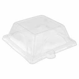 Couvercle en PET pour rfrence 215.90 - 16.4x16.4x4 cm - carton de