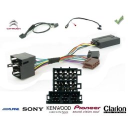 COMMANDE VOLANT CITROEN RELAY 2006-2014 - Pour JVC complet avec interface specifique