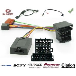 COMMANDE VOLANT Kia Rio 2007-2011 - Pour JVC complet avec interface specifique