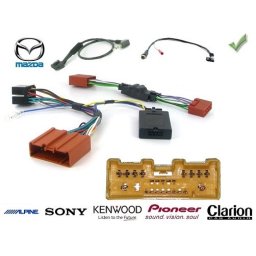 COMMANDE VOLANT Mazda 3 20042008 - Pour JVC complet avec interface specifique
