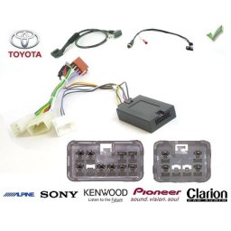 COMMANDE VOLANT Toyota Previa 2000- - Pour JVC complet avec interface specifique