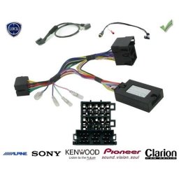 COMMANDE VOLANT Lancia Musa 2003-2007 - Pour CLARION complet avec interface specifique