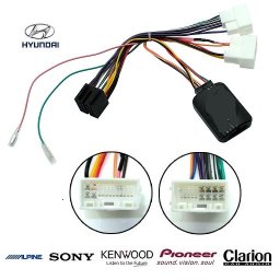 COMMANDE VOLANT Hyundai I45 2009- - Pour CLARION complet avec interface specifique