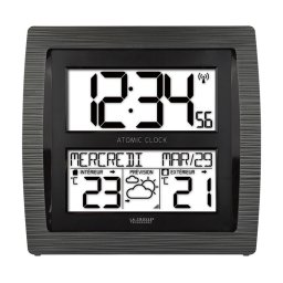 Horloge météo murale WS8030 Noir