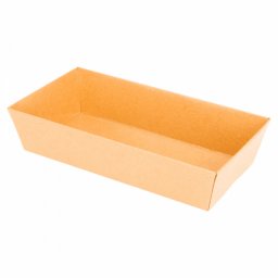 Barquette KRAFT pour sushi 15.5x8.5x3.5cm - carton de 1000 units