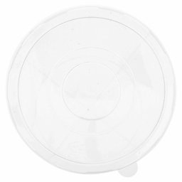 Couvercle bas en PET pour bol en cellulose naturelle 500 ml de