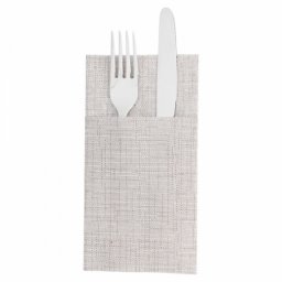 Serviette Soft kangourou 40x40cm texture Fil CHOCOLAT - Carton de 700