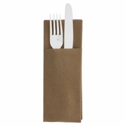Serviette Soft kangourou 33x40cm CHOCOLAT - Carton de 700 units
