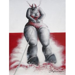 Ski nautique sur la mer rouge