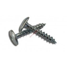 Vis penture étoile 6X50 Acier zingué Blanc Boite de 200