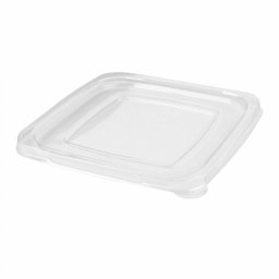 Couvercle bas en PET pour Saladier carr BIONIC - carton de 400 units