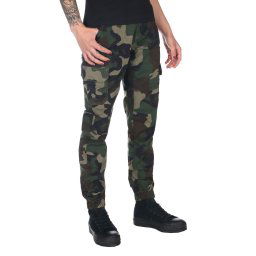 Pantalon femmes URBAN CLASSICS - High Waist - woodcamo - TB3047