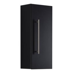 Armoire Aurum-S noir satiné
