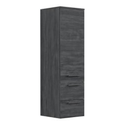 Colonne 120 en graphite avec tablettes en verre