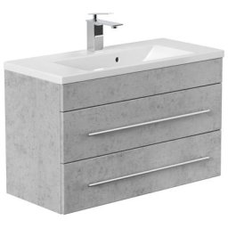Meuble salle de bain MARS 800 SlimLine Aspect Béton