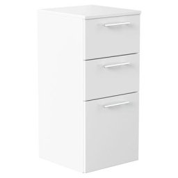 Meuble bas 75cm blanc brillant
