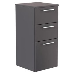 Meuble bas 75cm anthracite satiné