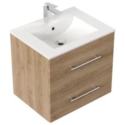 Meuble salle de bain Firenze 60 en décor chêne