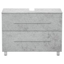 Meuble sous vasque 85 cm avec pieds Béton