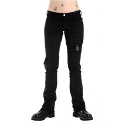 pantalons de femmes Black Pistol - Poche Branché Jean Noir - B-1-57-001-00