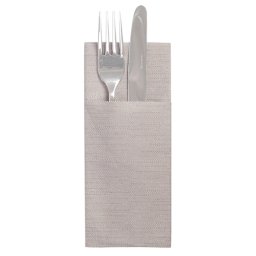 Serviette non tisse Like-Linen Kangourou 33x40 cm CHOCOLAT - carton