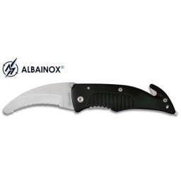 Couteau pompier coupe-sangle ceinture - Albainox